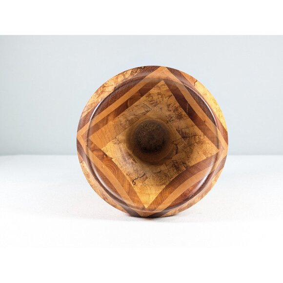 Vintage wooden candle holder centrepiece by Petes Wood Crafts, Handmade Peter - Picture 6 of 10